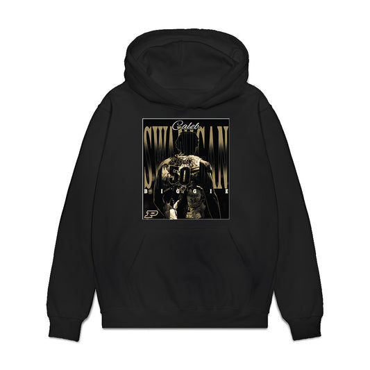 Purdue - NCAA Men's Basketball Legends : Caleb Swanigan - Collage Premium Hooded Sweatshirt-0