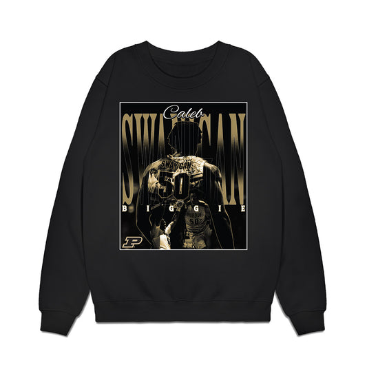 Purdue - NCAA Men's Basketball Legends : Caleb Swanigan - Collage Premium Crewneck Sweatshirt-0