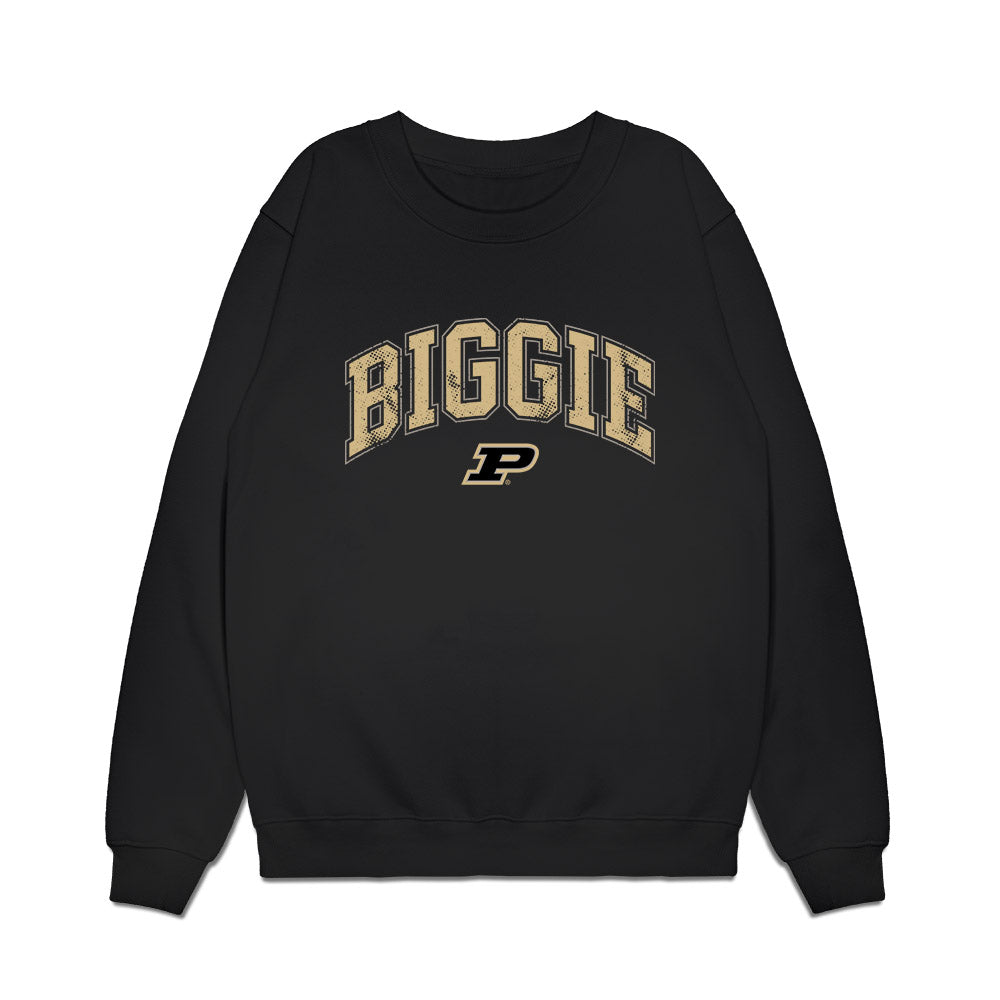 Purdue - NCAA Men's Basketball Legends : Caleb Swanigan - Biggie Premium Crewneck Sweatshirt-0