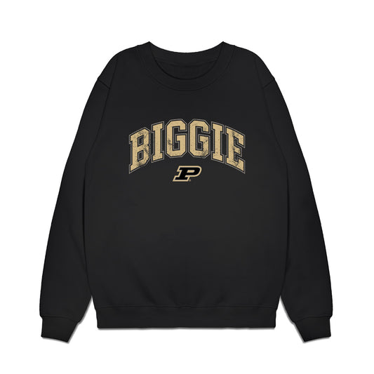 Purdue - NCAA Men's Basketball Legends : Caleb Swanigan - Biggie Premium Crewneck Sweatshirt-0