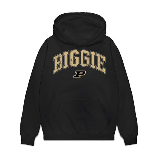Purdue - NCAA Men's Basketball Legends : Caleb Swanigan - Biggie Premium Hooded Sweatshirt-0