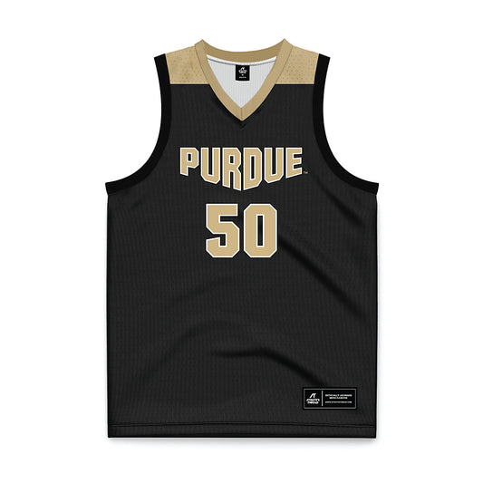 Purdue - NCAA Men's Basketball Legends : Caleb Swanigan - Black Basketball Jersey-0