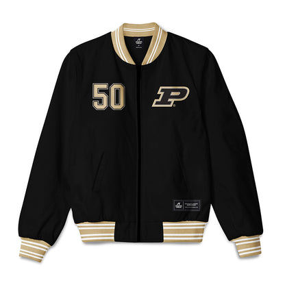 Purdue - NCAA Men's Basketball Legends : Caleb Swanigan - Bomber Jacket-0