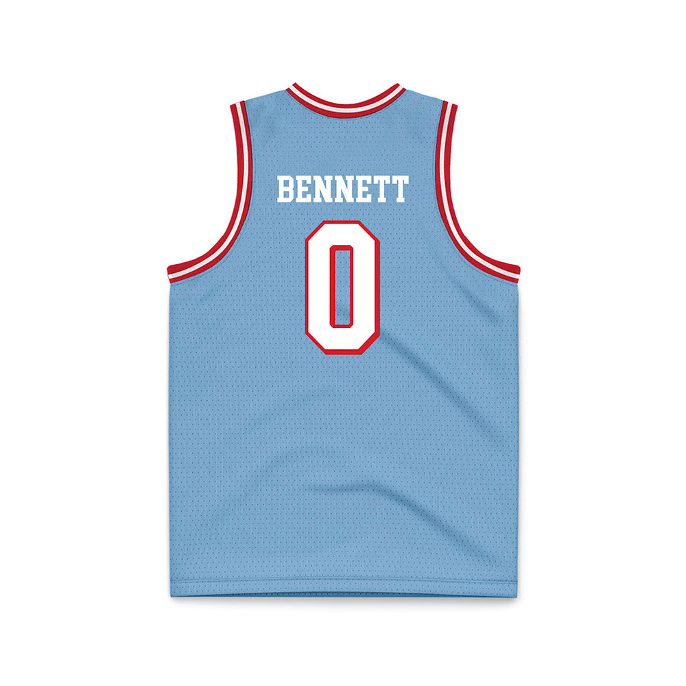 Dayton - NCAA Men's Basketball : Javon Bennett - Chapel Blue Basketball Jersey-1