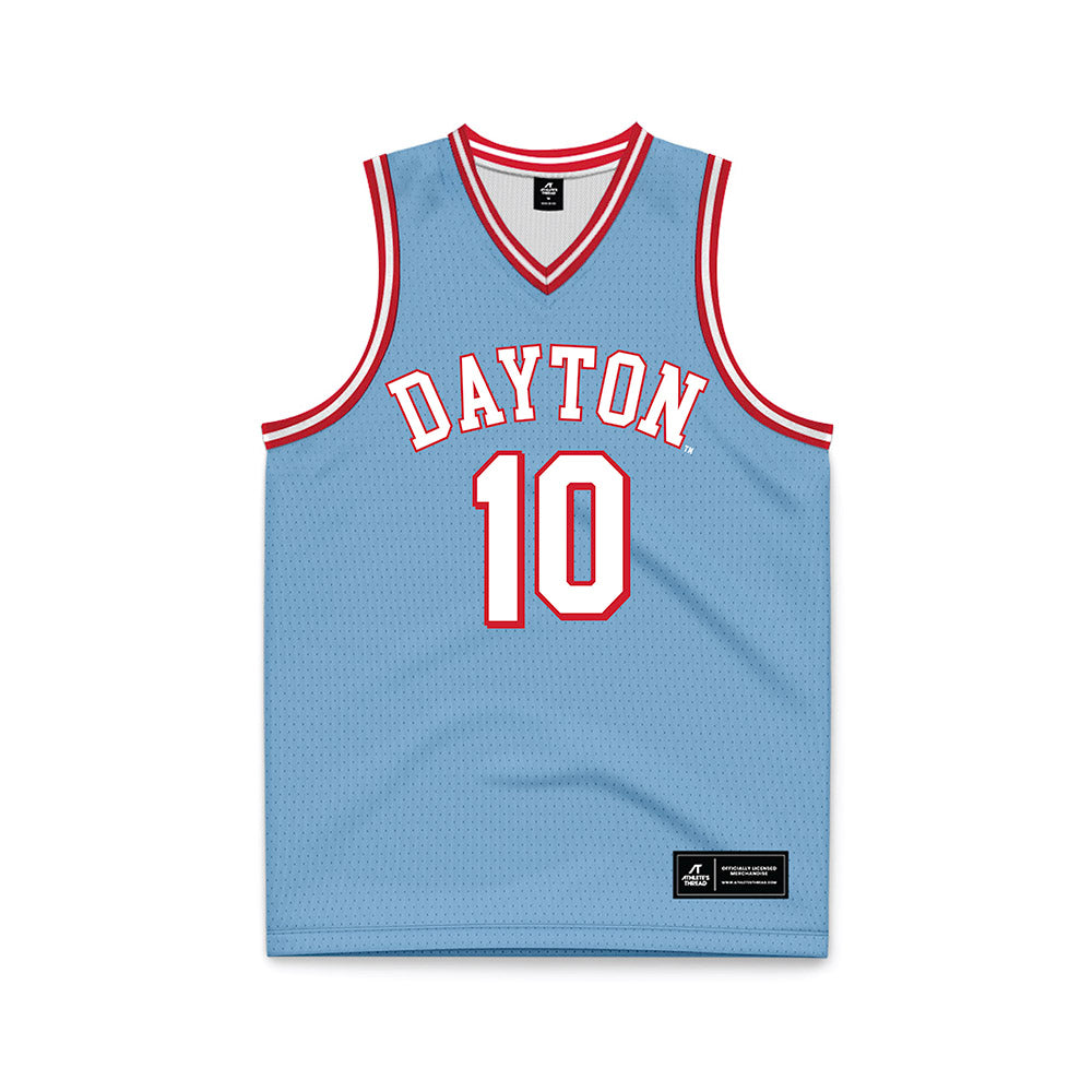 Dayton - NCAA Men's Basketball : Bryce Heard - Chapel Blue Basketball Jersey-0