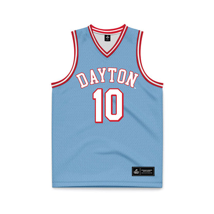 Dayton - NCAA Men's Basketball : Bryce Heard - Chapel Blue Basketball Jersey-0