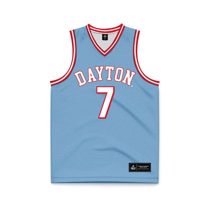 Dayton - NCAA Men's Basketball : Keonte Jones - Chapel Blue Basketball Jersey-0