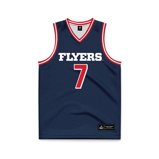 Dayton - NCAA Men's Basketball : Keonte Jones - Blue Basketball Jersey-0