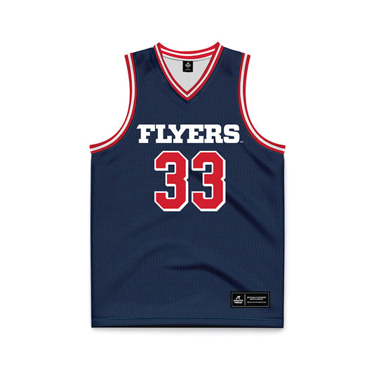 Dayton - NCAA Men's Basketball : Makai Grant - Blue Basketball Jersey-0