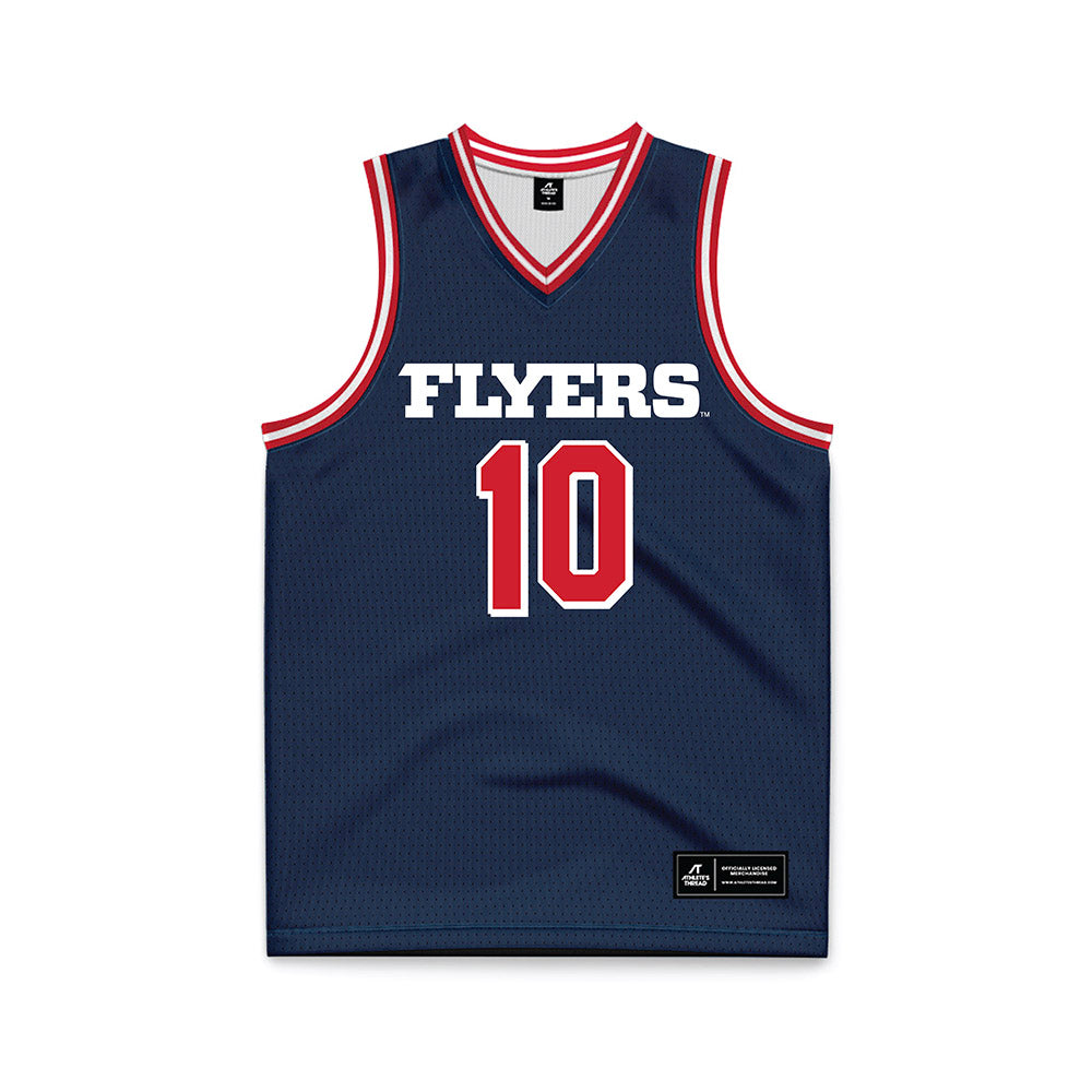 Dayton - NCAA Men's Basketball : Bryce Heard - Blue Basketball Jersey-0