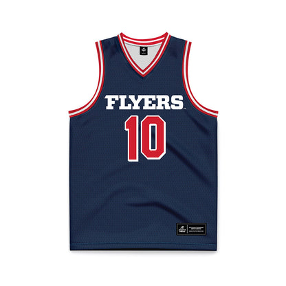 Dayton - NCAA Men's Basketball : Bryce Heard - Blue Basketball Jersey-0