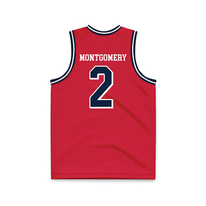 Dayton - NCAA Men's Basketball : De'Shayne Montgomery - Red Basketball Jersey-1
