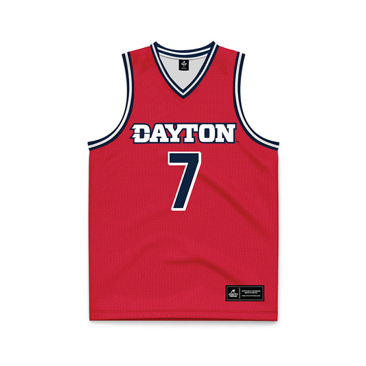 Dayton - NCAA Men's Basketball : Keonte Jones - Red Basketball Jersey-0