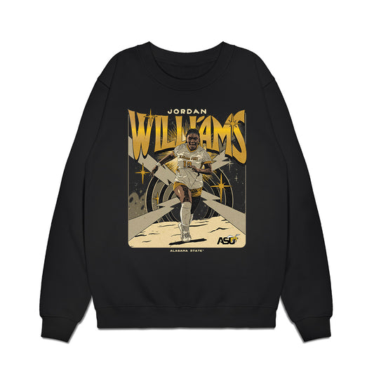 Alabama State - NCAA Women's Soccer : Jordan Williams - Graphic Tee Premium Crewneck Sweatshirt-0