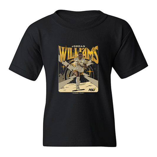 Alabama State - NCAA Women's Soccer : Jordan Williams - Graphic Tee Youth T-Shirt-0