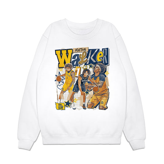 La Salle - NCAA Men's Basketball : Ashton Walker - Collage Premium Crewneck Sweatshirt-0