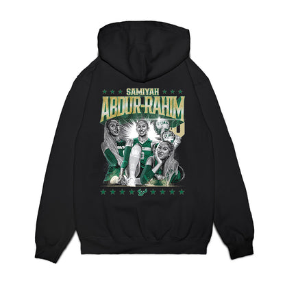 USF - NCAA Women's Volleyball : Samiyah Abdur-rahim - Collage Premium Hooded Sweatshirt-1