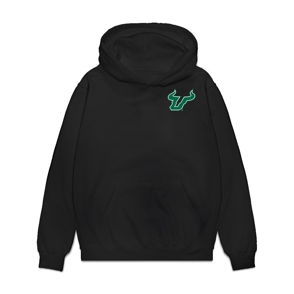 USF - NCAA Women's Volleyball : Samiyah Abdur-rahim - Collage Premium Hooded Sweatshirt-0