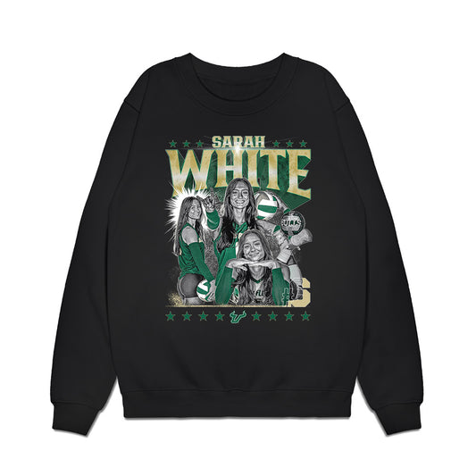 USF - NCAA Women's Volleyball : Sarah White - Collage Premium Crewneck Sweatshirt-0