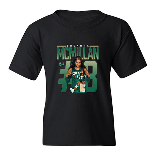 USF - NCAA Women's Volleyball : BreAnna McMillan - Collage Youth T-Shirt-0
