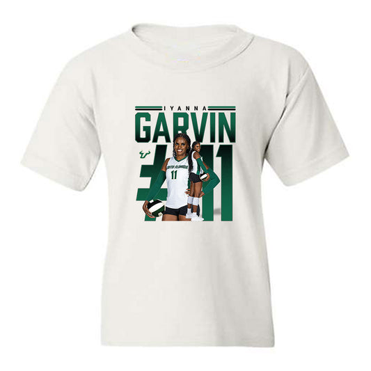 USF - NCAA Women's Volleyball : Iyanna Garvin - Collage Youth T-Shirt-0