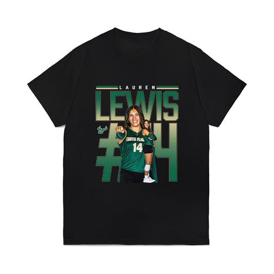 USF - NCAA Women's Volleyball : Lauren Lewis - Collage Comfort Colors T-Shirt-0