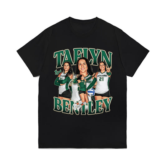USF - NCAA Women's Volleyball : Taelyn Bentley - Collage Comfort Colors T-Shirt-0