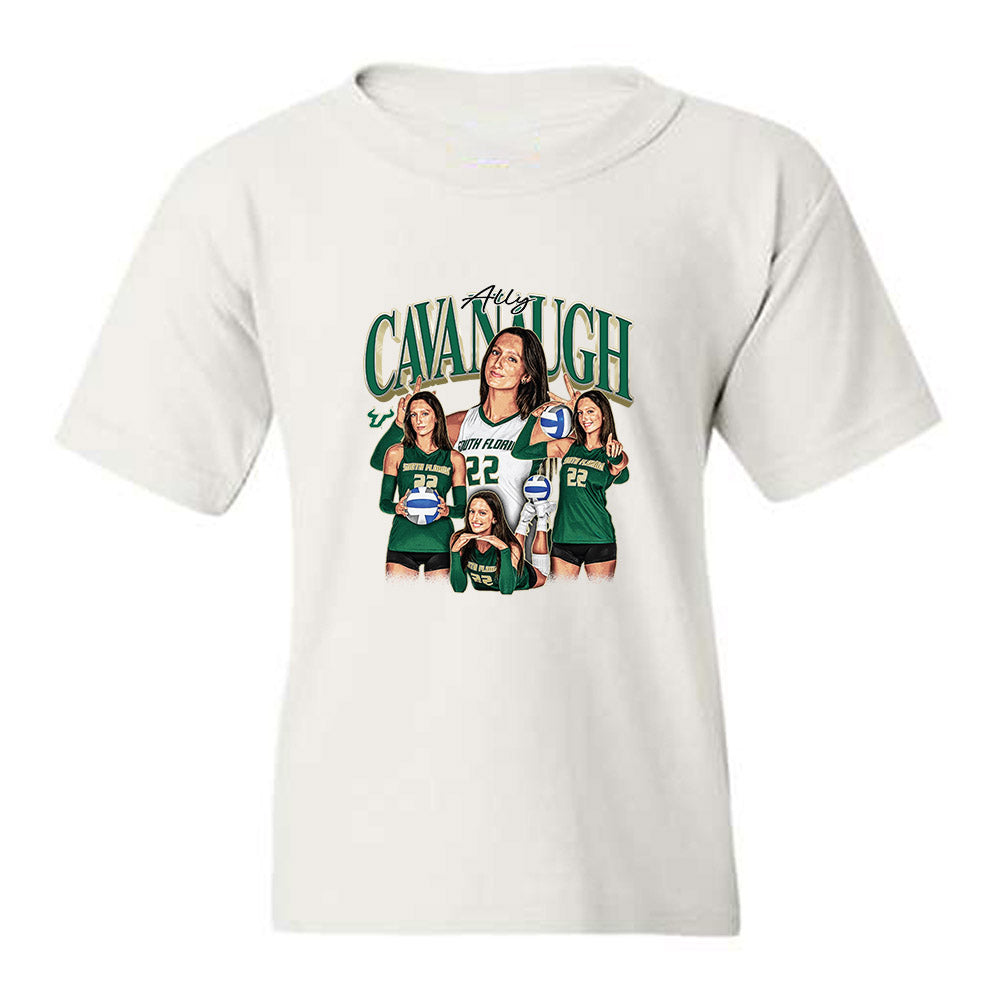 USF - NCAA Women's Volleyball : Ally Cavanaugh - Collage Youth T-Shirt-0