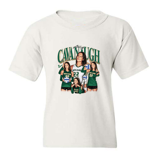 USF - NCAA Women's Volleyball : Ally Cavanaugh - Collage Youth T-Shirt-0