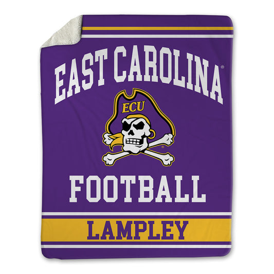 East Carolina - NCAA Football : J.D. Lampley - Blanket-0