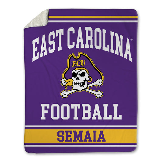 East Carolina - NCAA Football : Leivi Semaia - Blanket-0