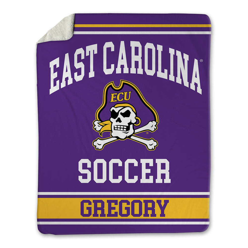 East Carolina - NCAA Women's Soccer : Mackenna Gregory - Blanket-0