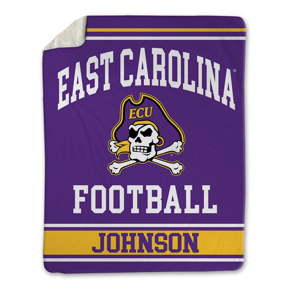 East Carolina - NCAA Football : Tyler Johnson - Blanket-0