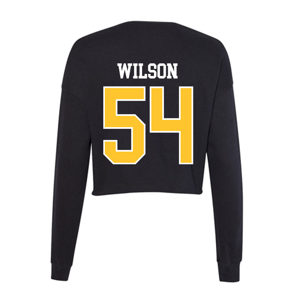 East Carolina - NCAA Football : Zion Wilson - Classic Shersey Women's Cropped Crew Fleece-1