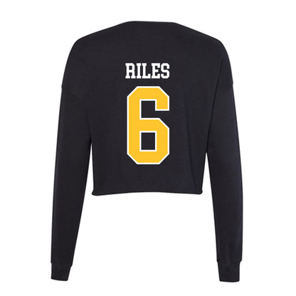 East Carolina - NCAA Football : Desirrio Riles - Classic Shersey Women's Cropped Crew Fleece-1