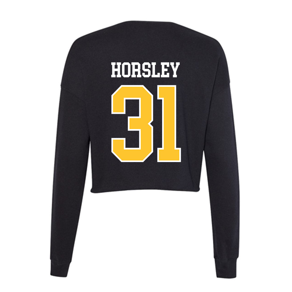 East Carolina - NCAA Football : Derrion Horsley - Classic Shersey Women's Cropped Crew Fleece-1