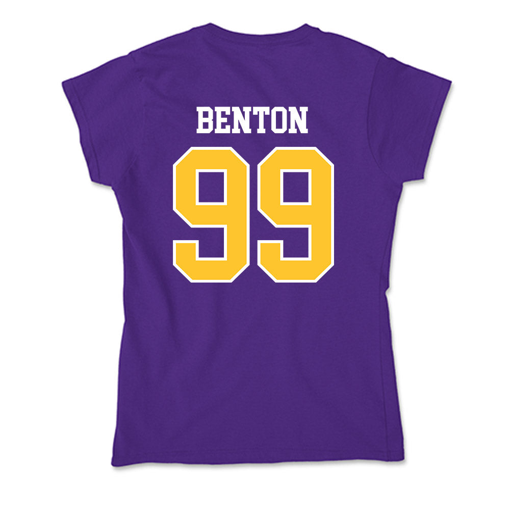 East Carolina - NCAA Football : Justin Benton - Classic Shersey Soft Style Women’s T-Shirt-1