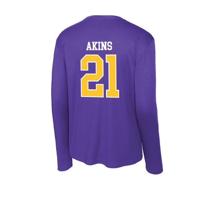East Carolina - NCAA Football : Jonathan Akins - Classic Shersey Activewear Long Sleeve T-Shirt-1