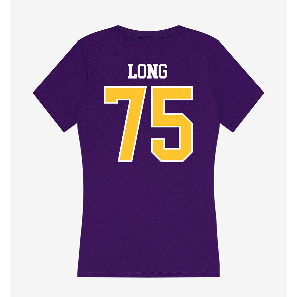 East Carolina - NCAA Football : Kyle Long - Classic Shersey Women's V-Neck T-Shirt-1