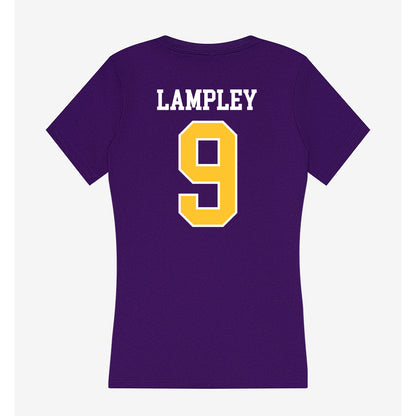 East Carolina - NCAA Football : J.D. Lampley - Classic Shersey Women's V-Neck T-Shirt-1