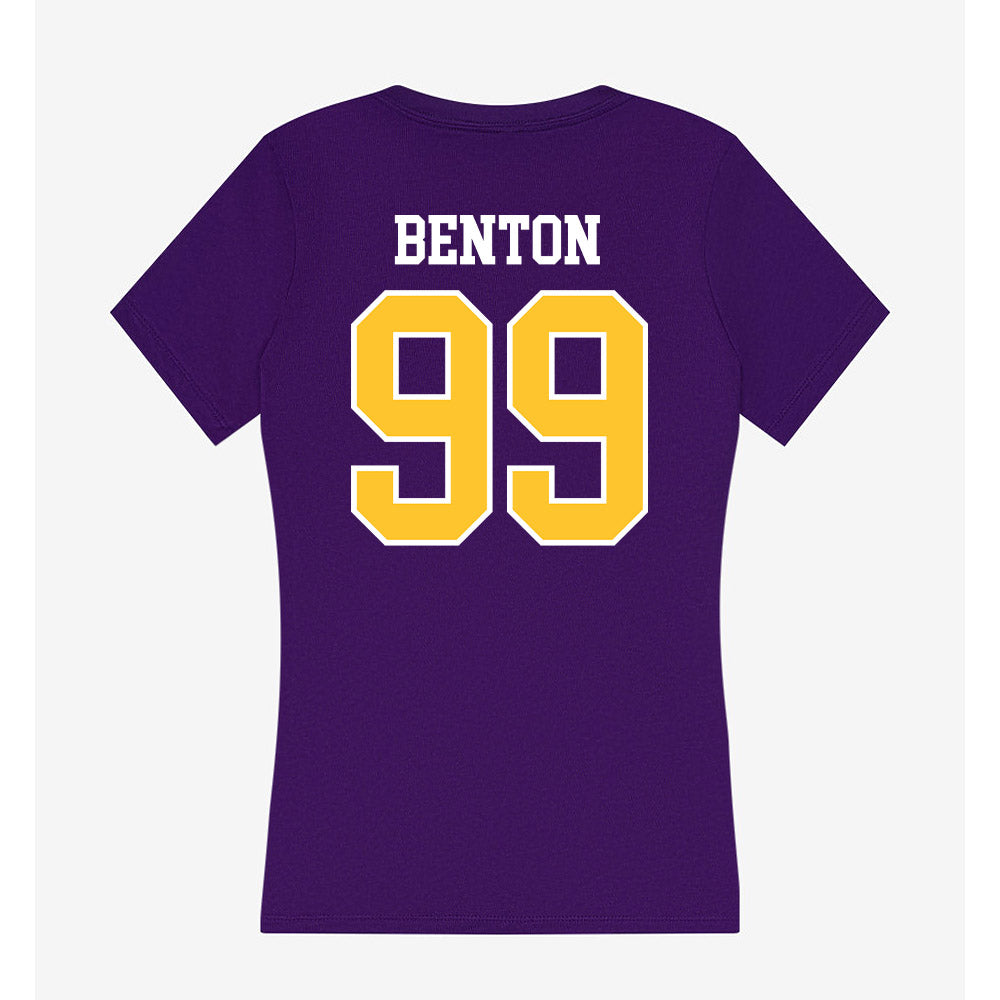 East Carolina - NCAA Football : Justin Benton - Classic Shersey Women's V-Neck T-Shirt-1