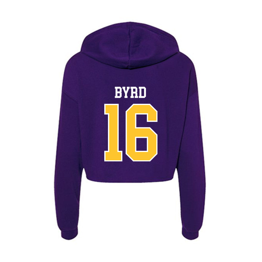East Carolina - NCAA Baseball : Parker Byrd - Classic Shersey Women's Crop Fleece Hoodie-1