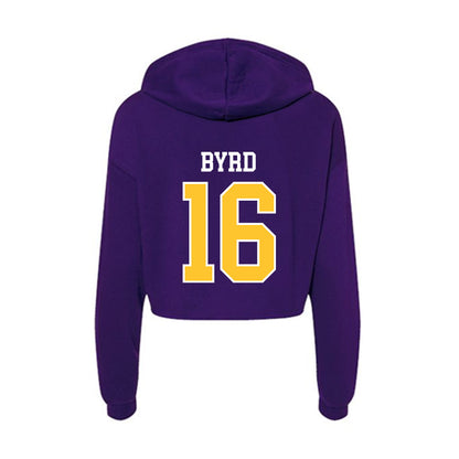 East Carolina - NCAA Baseball : Parker Byrd - Classic Shersey Women's Crop Fleece Hoodie-1