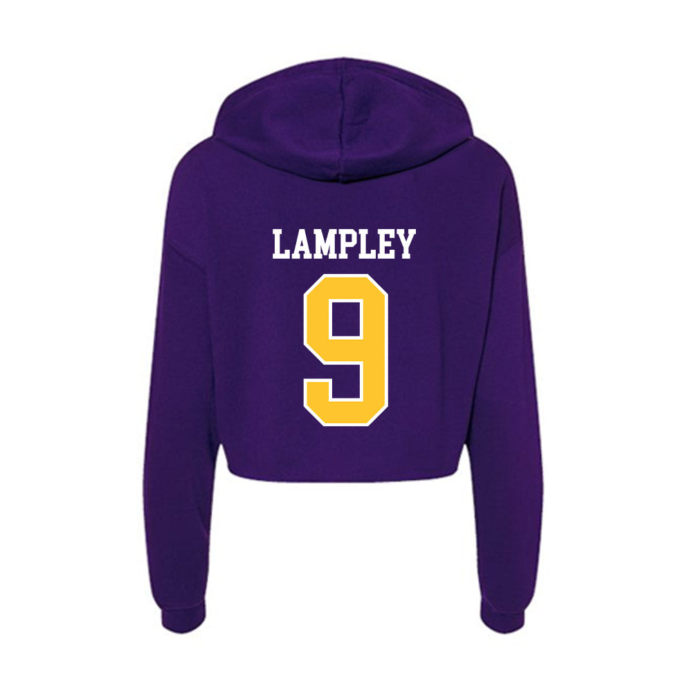 East Carolina - NCAA Football : J.D. Lampley - Classic Shersey Women's Crop Fleece Hoodie-1