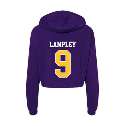East Carolina - NCAA Football : J.D. Lampley - Classic Shersey Women's Crop Fleece Hoodie-1