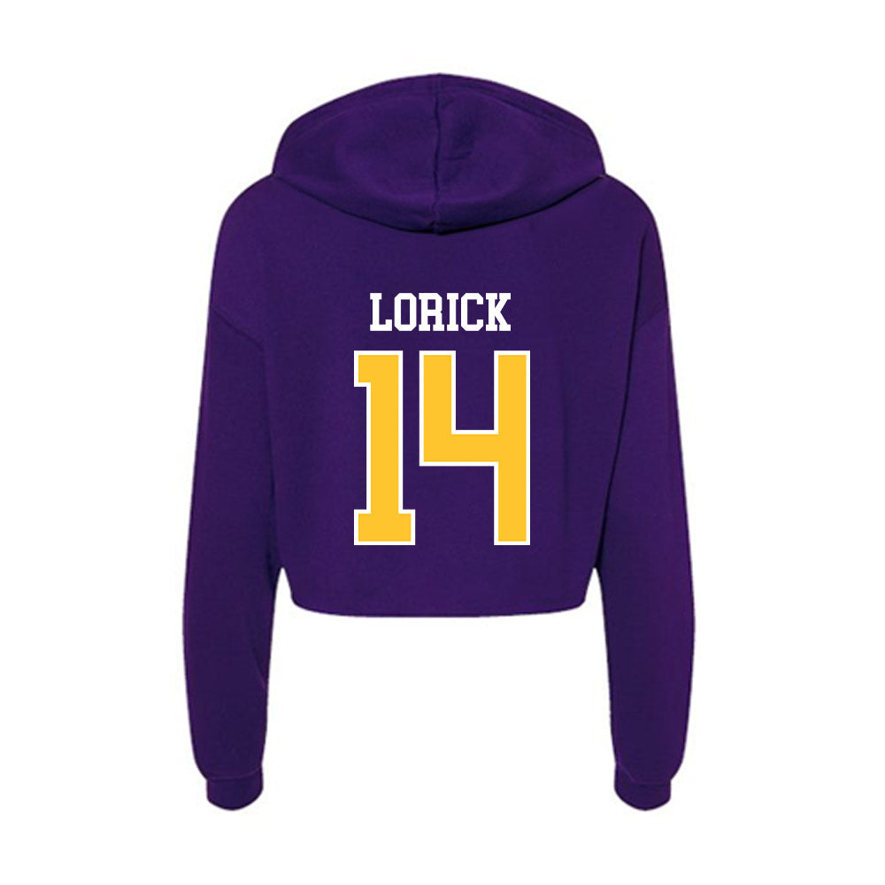 East Carolina - NCAA Football : Dillon Lorick - Classic Shersey Women's Crop Fleece Hoodie-1