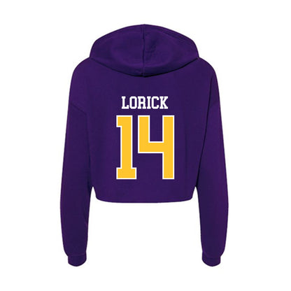 East Carolina - NCAA Football : Dillon Lorick - Classic Shersey Women's Crop Fleece Hoodie-1