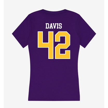 East Carolina - NCAA Football : Julien Davis - Classic Shersey Women's V-Neck T-Shirt-1