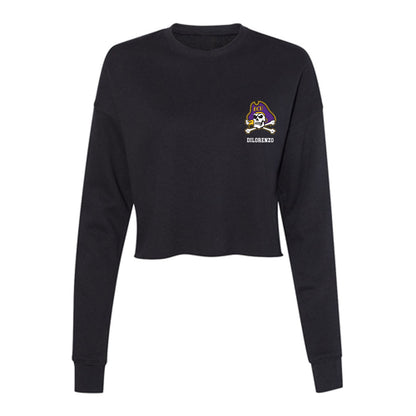 East Carolina - NCAA Baseball : Jackson DiLorenzo - Classic Shersey Women's Cropped Crew Fleece-0