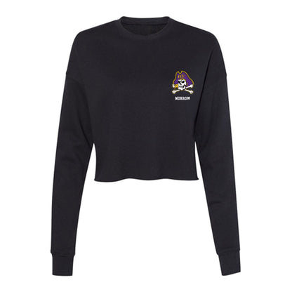 East Carolina - NCAA Football : Kaleb Morrow - Classic Shersey Women's Cropped Crew Fleece-0